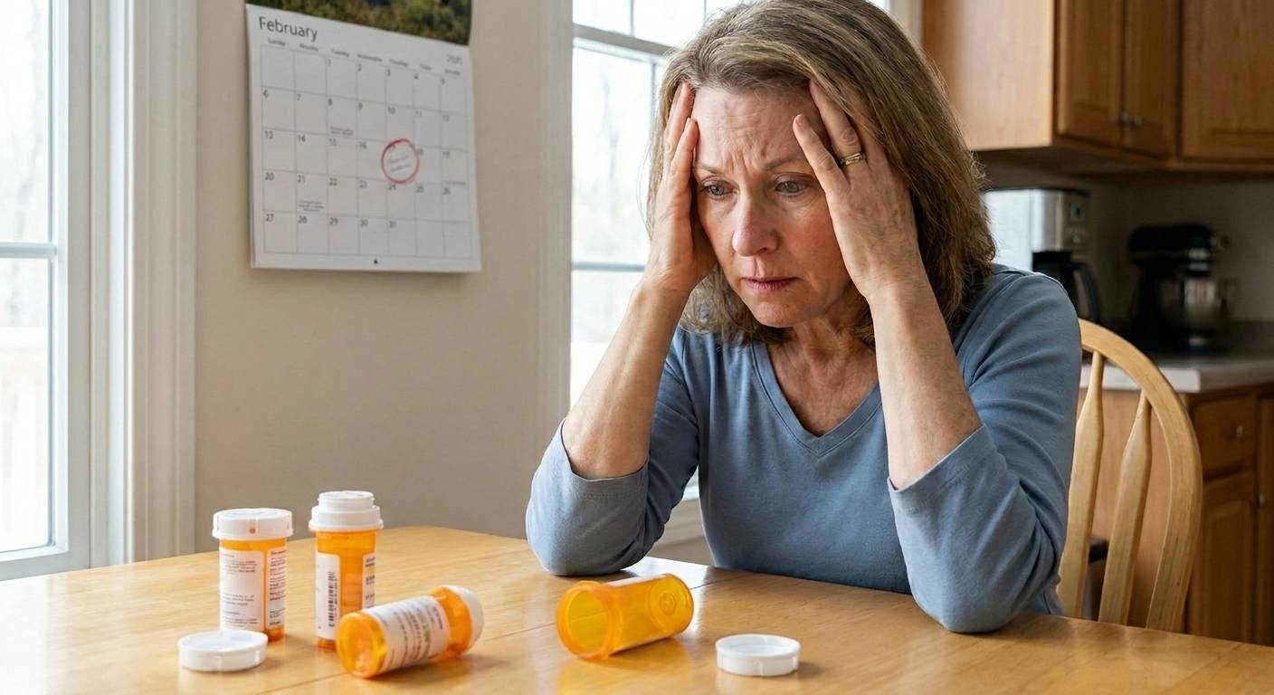 Estrés y olvido al esperar demasiado para renovar la medicación